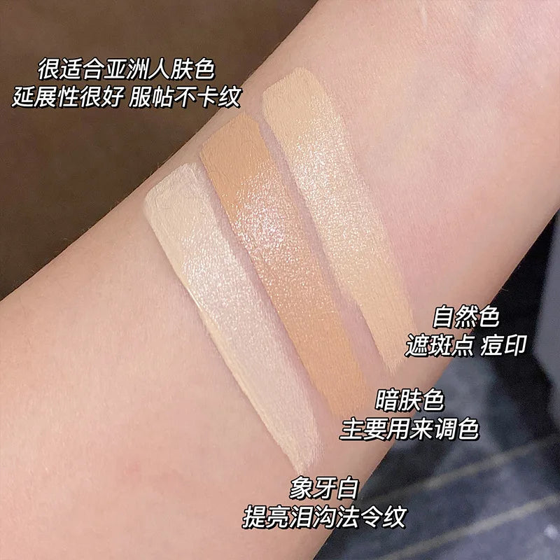 SWEETMINT 3-Shade Waterproof Concealer Cream – All Skin Types