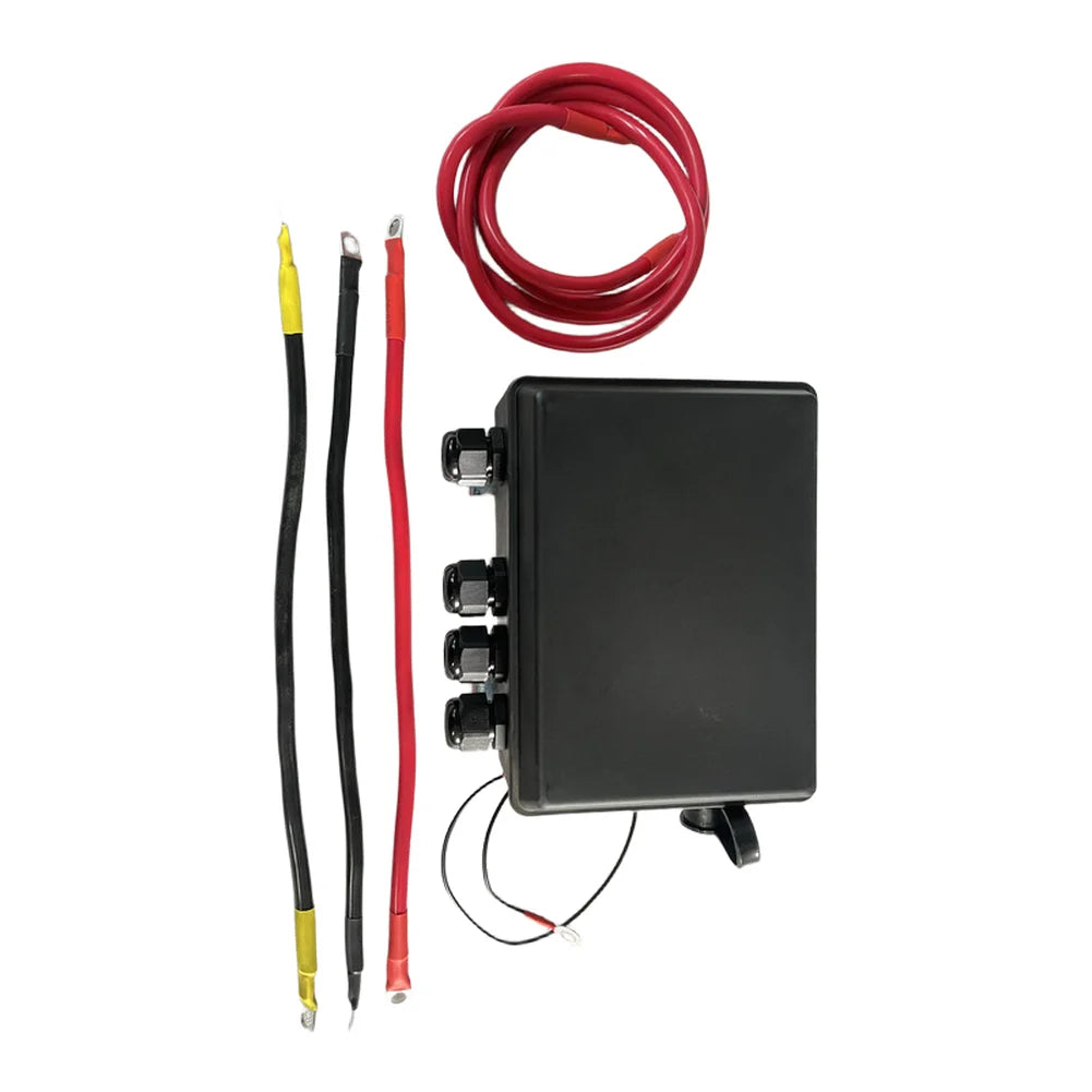 Pre-Wired Winch Solenoid Control Box 12V/24V M6 ATV UTV Truck Winch Solenoid Box PRIMED