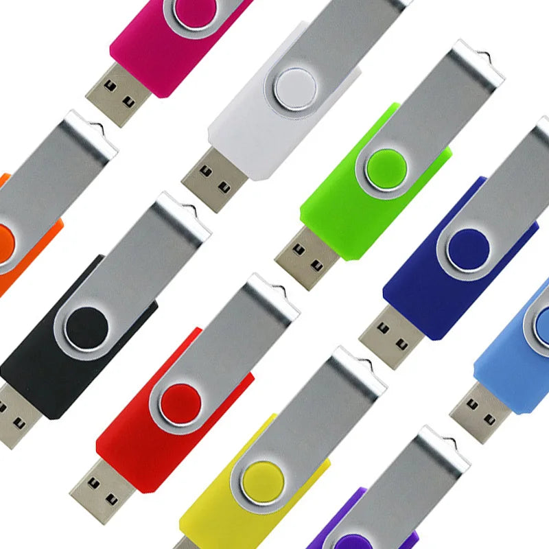 10 Pcs Custom Logo USB Flash Drives 4GB–64GB | Bulk Pen Drives USB Flash Drives PRIMED