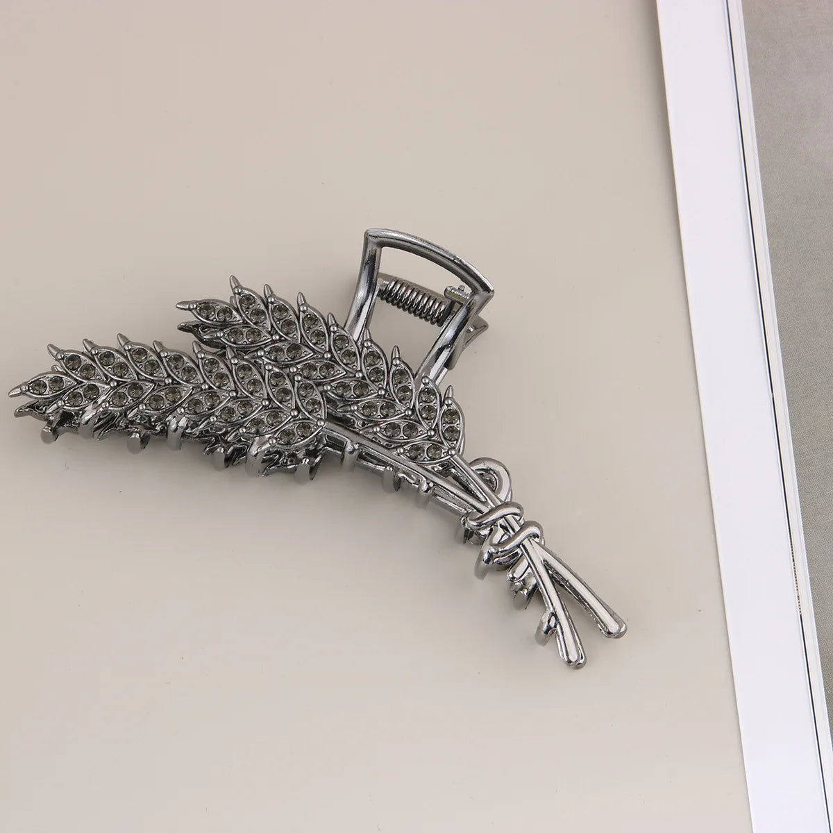 Rose Tulip Flower Claw Clip – Metal Shark Clip for Women