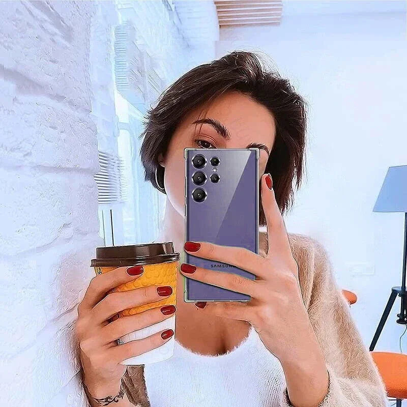 Clear Shockproof TPU Case for Samsung Galaxy S25 S24 A54 A53 Phone Case PRIMED