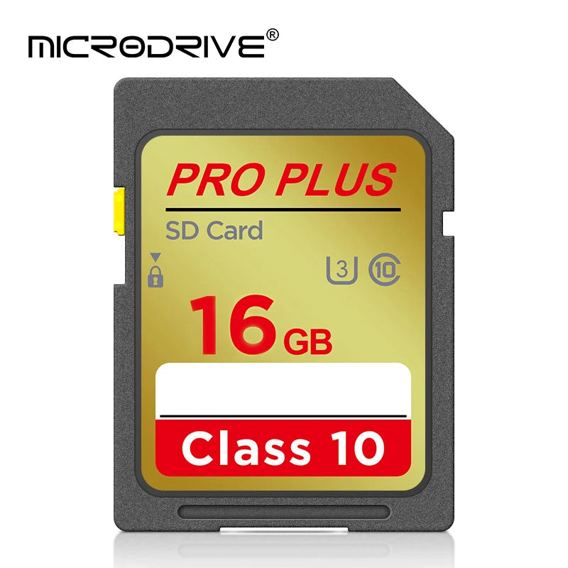MicroDrive SD Card 32GB–256GB Class 10 U3 4K Memory Card SD Memory Card PRIMED 16 GB