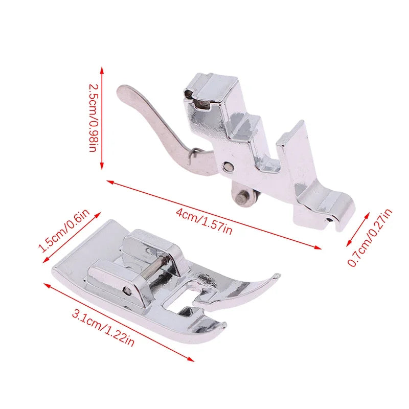 Universal Presser Foot & Snap-On Low Shank Adapter – 2pcs