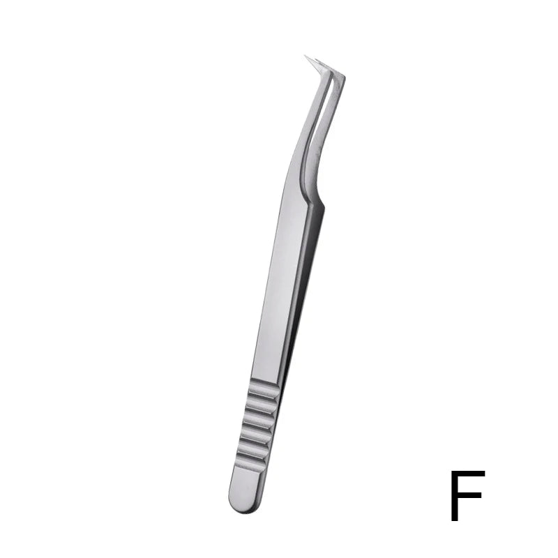 Stainless Steel Eyelash Extension Tweezers | Volume Lash Tool
