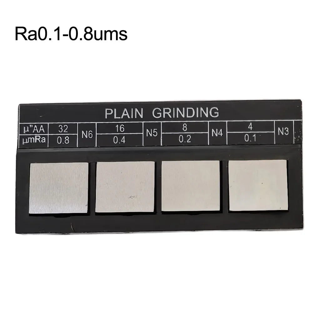 Surface Roughness Comparator Sample Block Set – Lathe & Milling