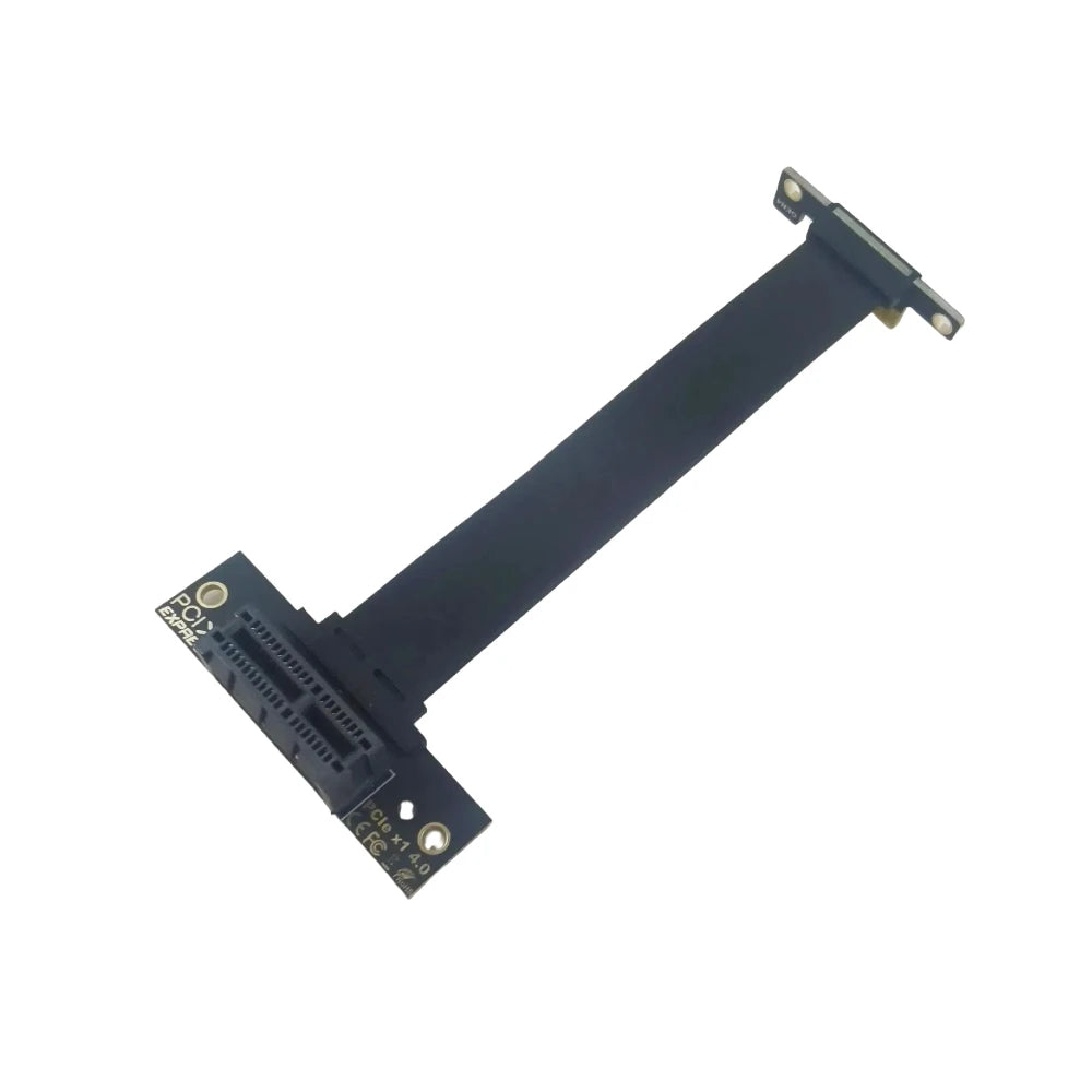 TISHRIC PCIe 4.0 1X Extension Cable Dual 90° Right Angle 16Gbps PCIe Extension Cable PRIMED PCIE 4.0 1X 5CM China Mainland