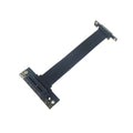 TISHRIC PCIe 4.0 1X Extension Cable Dual 90° Right Angle 16Gbps PCIe Extension Cable PRIMED PCIE 4.0 1X 5CM China Mainland