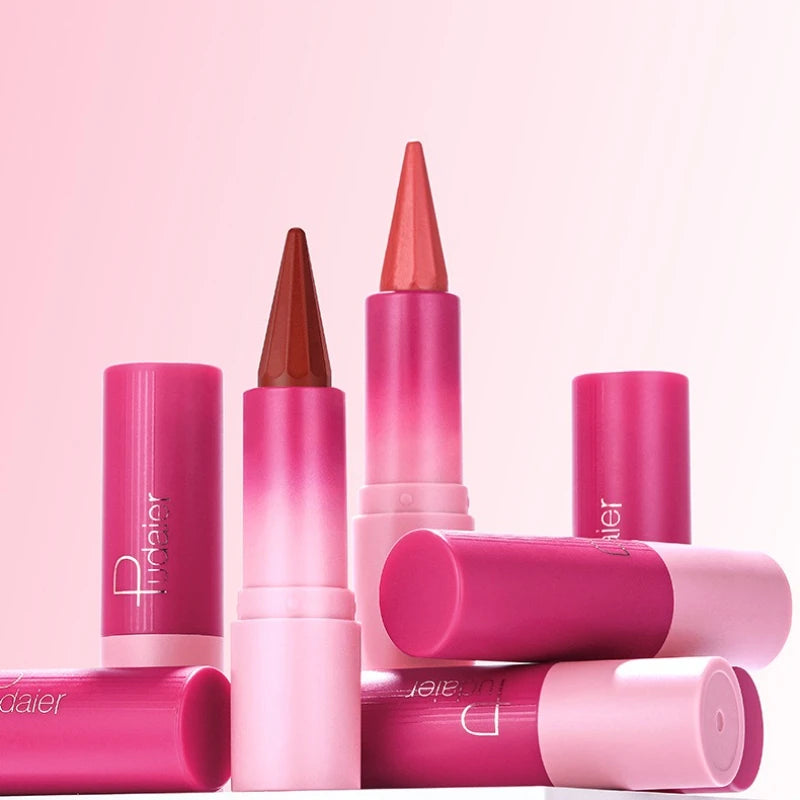 Pudaier 8-Color Matte Velvet Lipstick – Long Lasting & Moisturizing