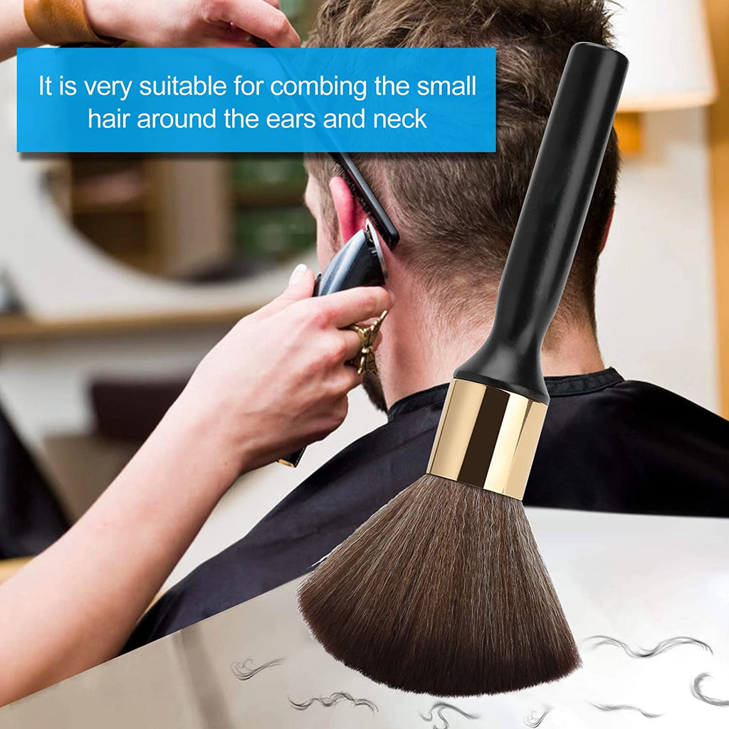 Professional Barber Neck Brush – Soft Nylon Hair Duster Barber Neck Brush PRIMED