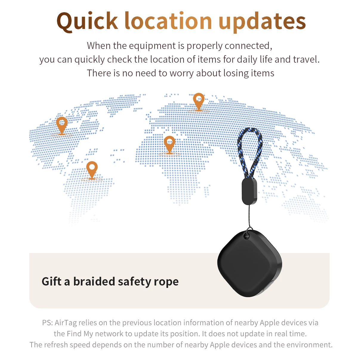 GDGO Bluetooth Tracker SmartTag – iOS & Android Item Finder Bluetooth Item Tracker PRIMED