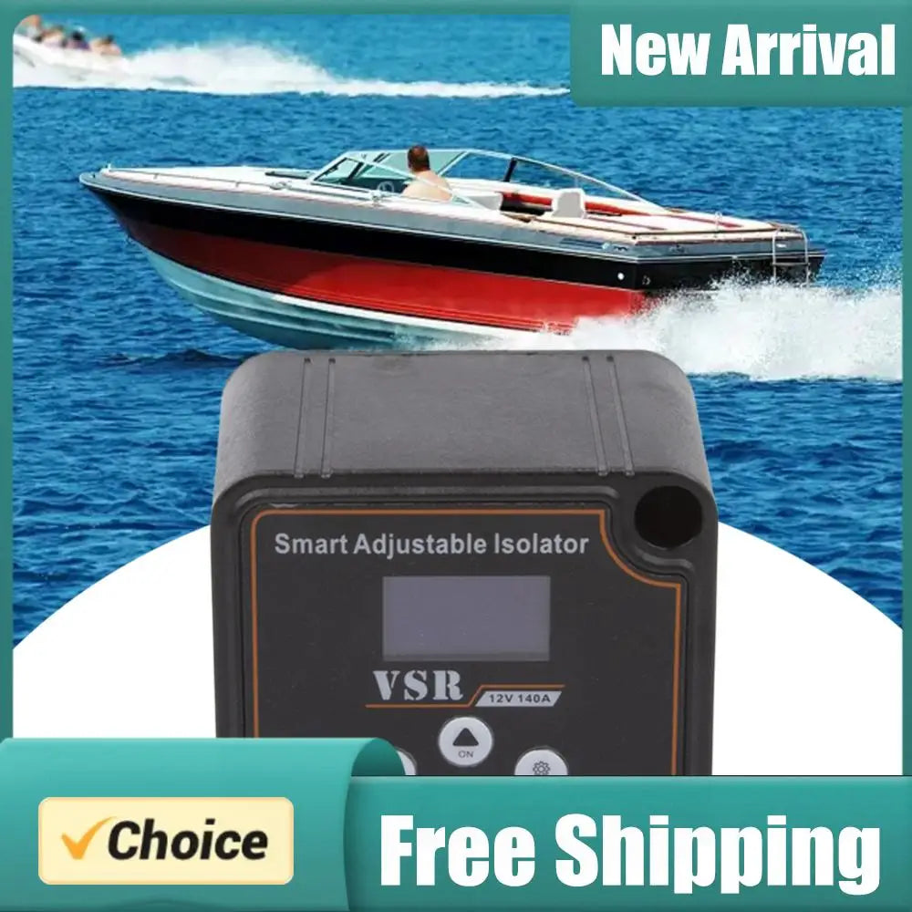 12V 140A Dual Battery Isolator VSR LCD | Split Charge Relay Battery Isolator Relay PRIMED