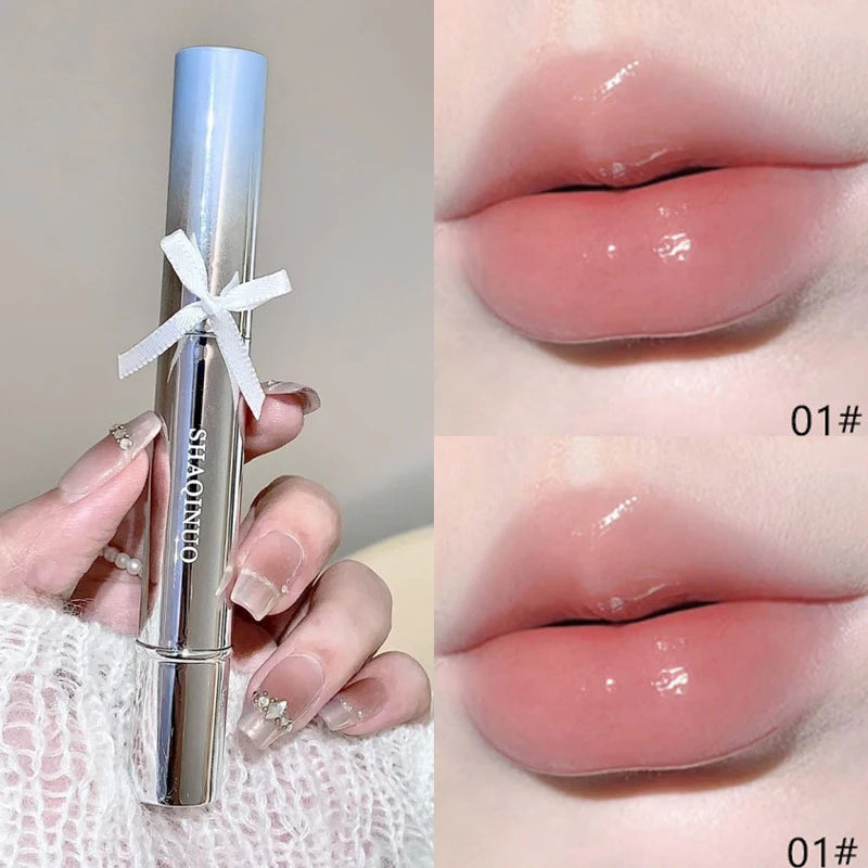 SHAQINUO Mirror Jelly Lip Gloss – Hydrating Glass Finish