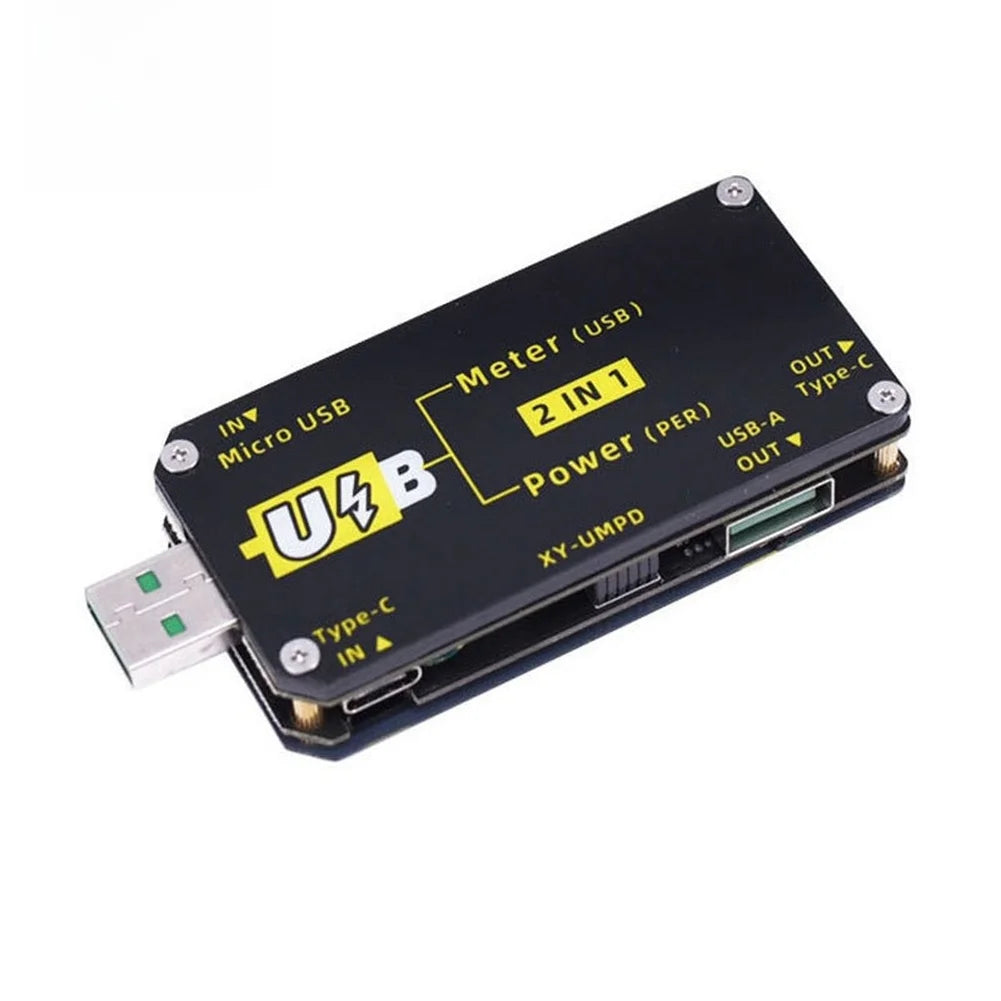 USB Tester 1.44" LCD | PD Power Detection & Adjustable Output