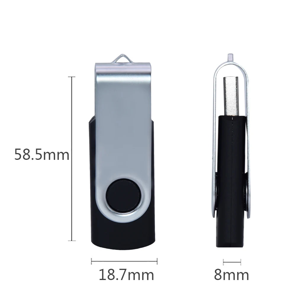 10-Pack USB 2.0 Flash Drives Custom Logo | 128MB–64GB USB Flash Drive PRIMED