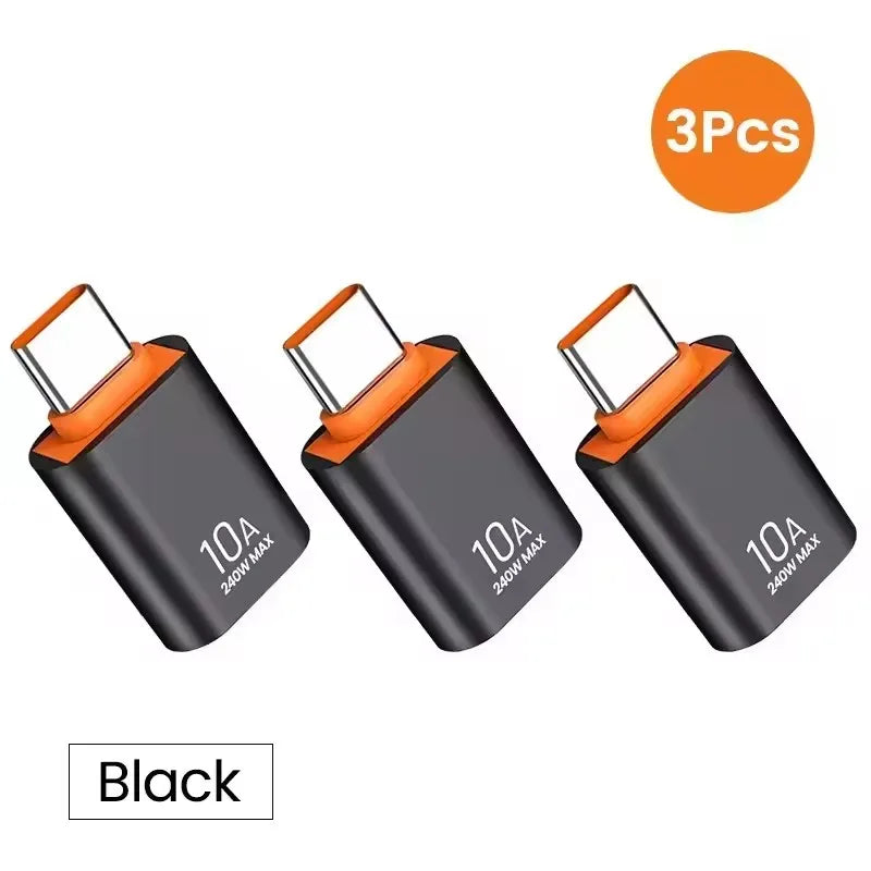 USB-C to USB-A OTG Adapter | Type-C Male to USB Female USB-C OTG Adapter PRIMED 3pcs Type C Male