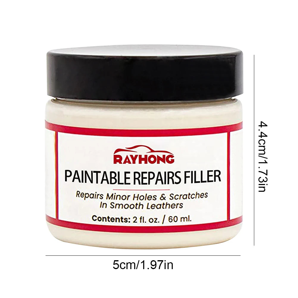 60ml Leather Filler Repair Compound & Restoration Cream Leather Repair Cream PRIMED