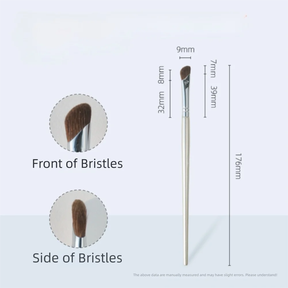 Gold Angled Makeup Brush Set – Contour, Nose & Eye Kit