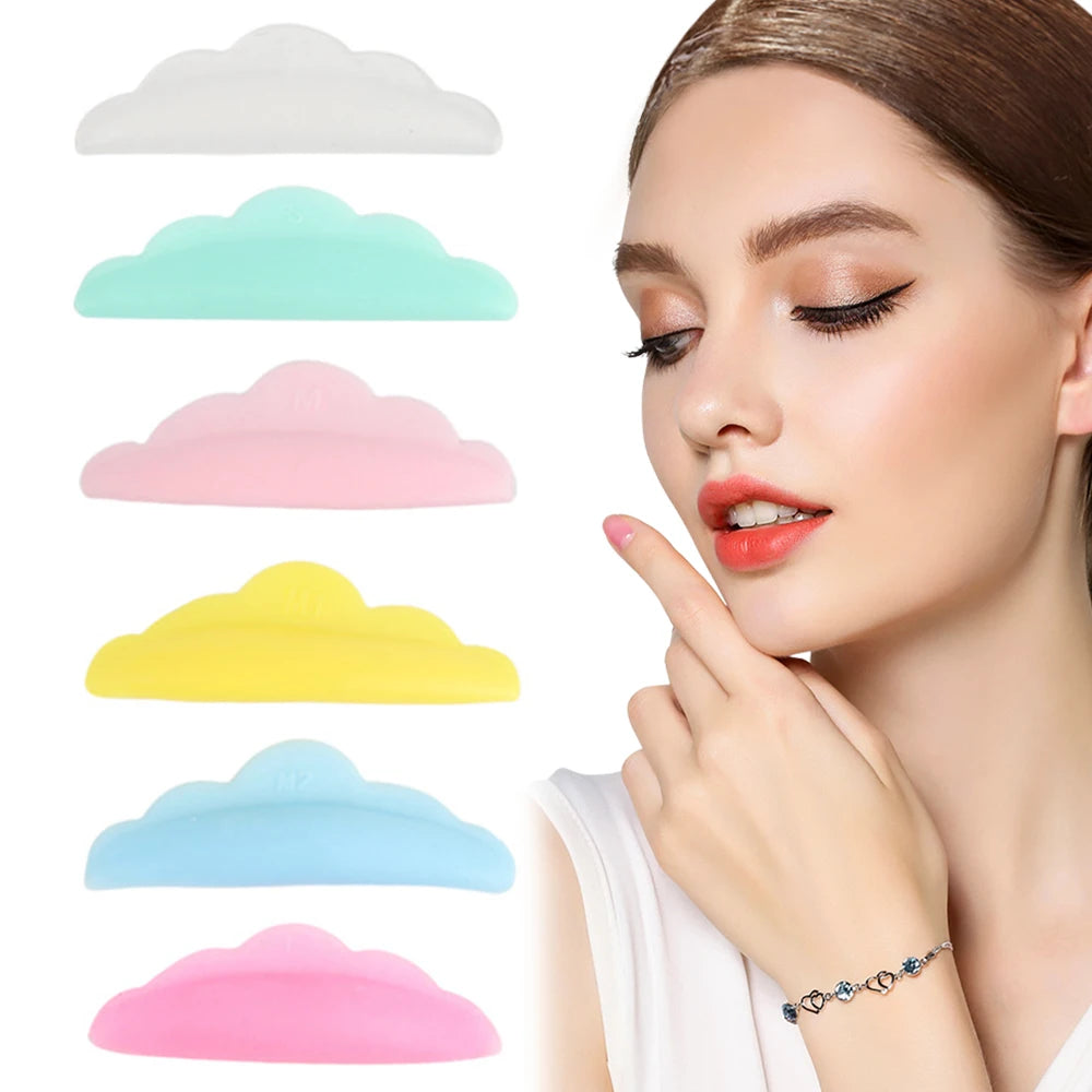 5 Pairs Silicone Lash Lift Perm Pads | Eyelash Extension Tool Lash Lift Pads PRIMED