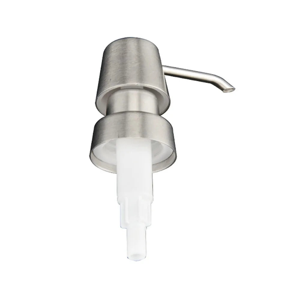 Stainless Steel Soap Pump Head 28mm Lotion Dispenser Nozzle