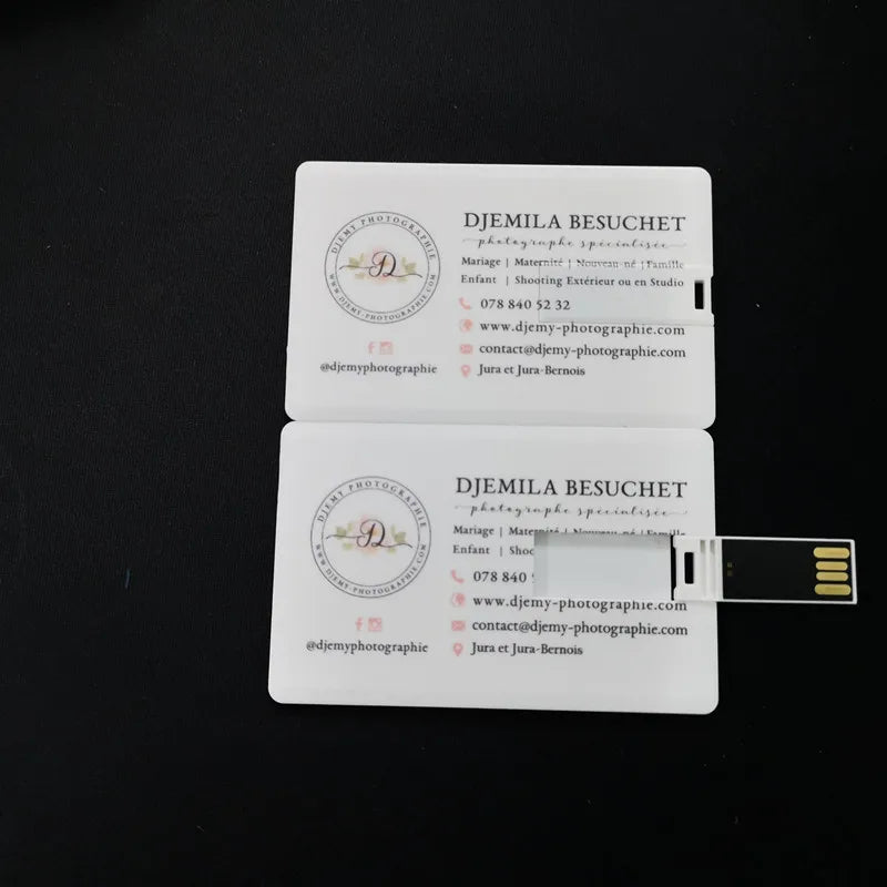 10PCS Custom Logo Credit Card USB Flash Drive 128MB–32GB Custom USB Flash Drive PRIMED