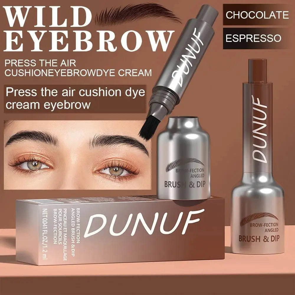 DUNUF Waterproof Eyebrow Pencil – 2 Color Long-Lasting Brow Eyebrow Pencil PRIMED