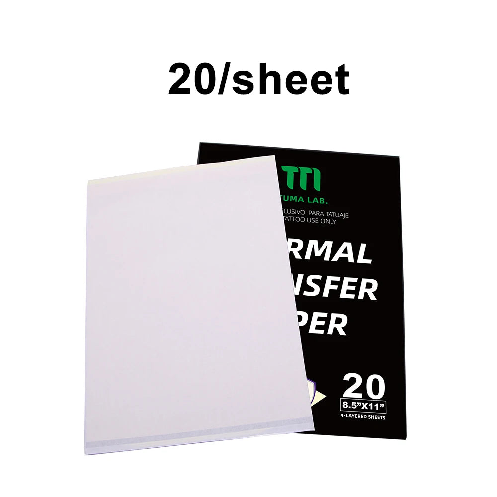 Tattoo Transfer Paper – Thermal Stencil Sheets for Printers
