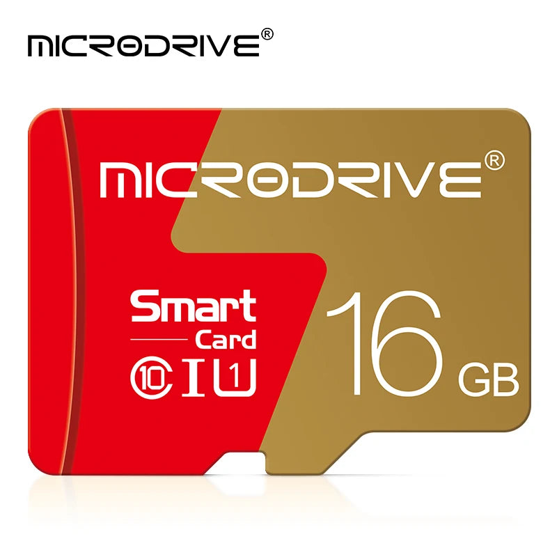 MicroDrive Micro SD Card 4–256GB Class 10 U3 V30 + Adapter Micro SD Card PRIMED 16GB