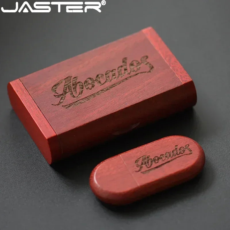 Wooden USB Flash Drive Gift Box | Custom Logo 16/32/64GB Custom USB Flash Drive PRIMED