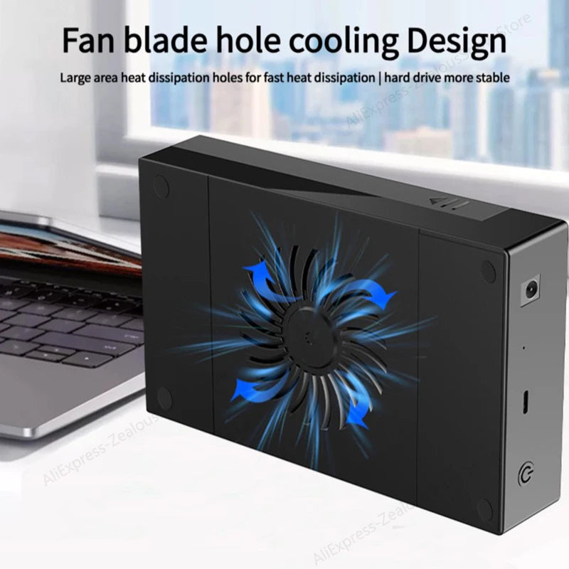 SATA to USB 3.0 External HDD Enclosure 2.5" & 3.5" Up to 22TB HDD Enclosure PRIMED