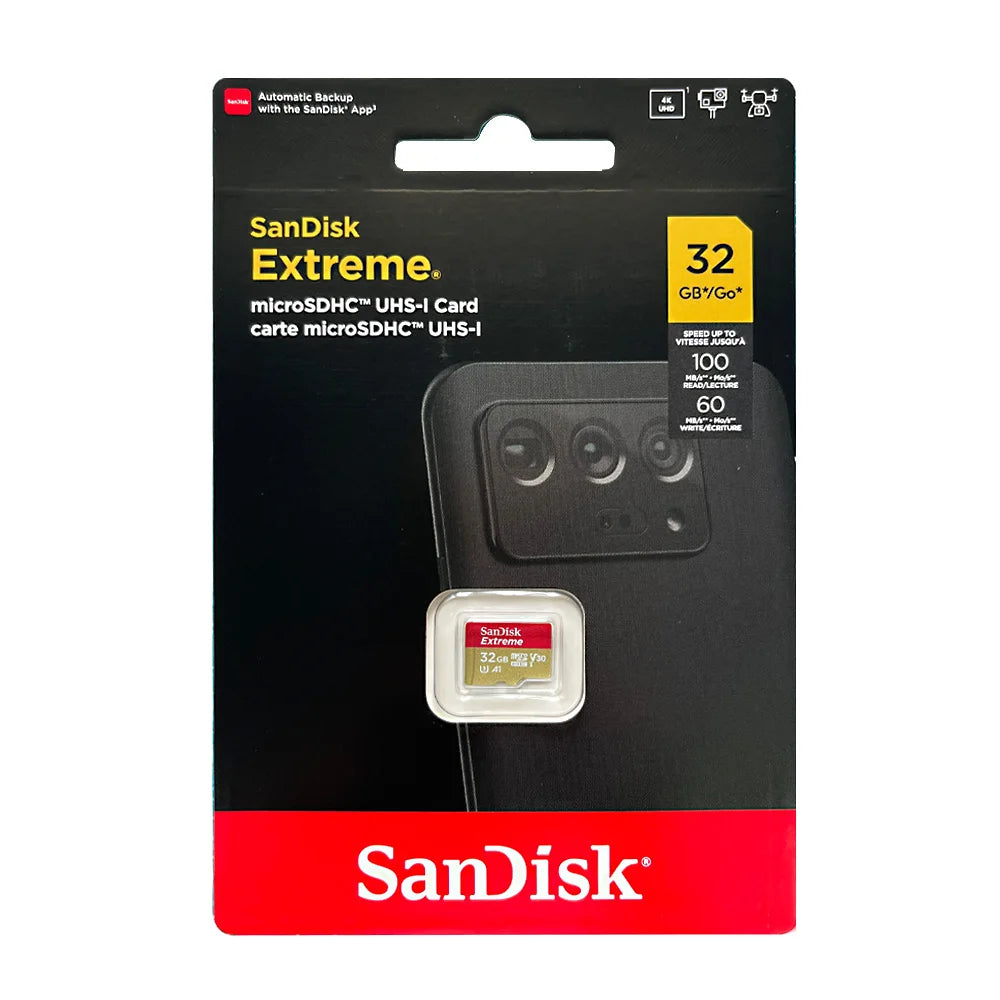 SanDisk Ultra MicroSD Card 32GB–256GB | 4K U3 V30 MicroSD Memory Card PRIMED