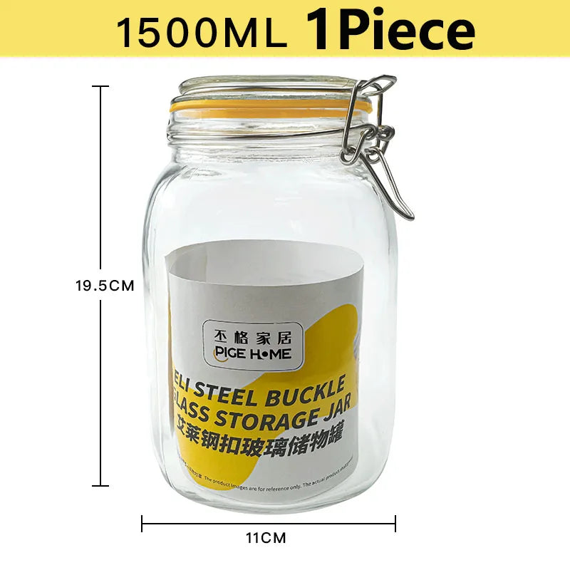 Wide Mouth Glass Mason Jar with Airtight Lid – HeY LiLac