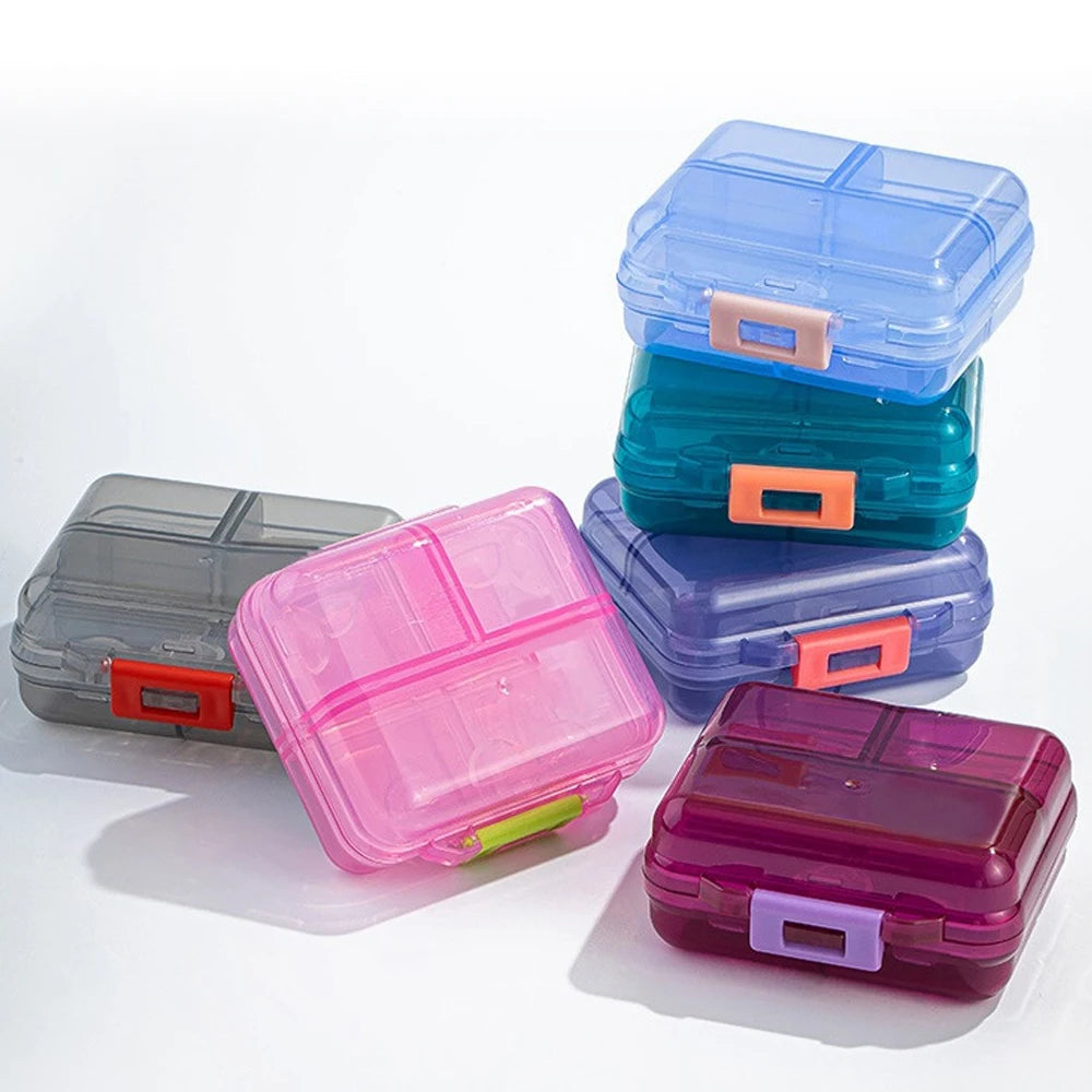 Weekly Pill Organizer 7/8 Compartments – Airtight Travel Pill Box