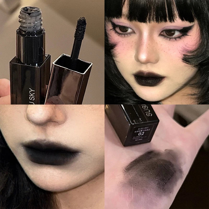 Matte Velvet Lip Mousse – Gothic Shades, Non-Stick Lip Tint Matte Lip Mousse PRIMED
