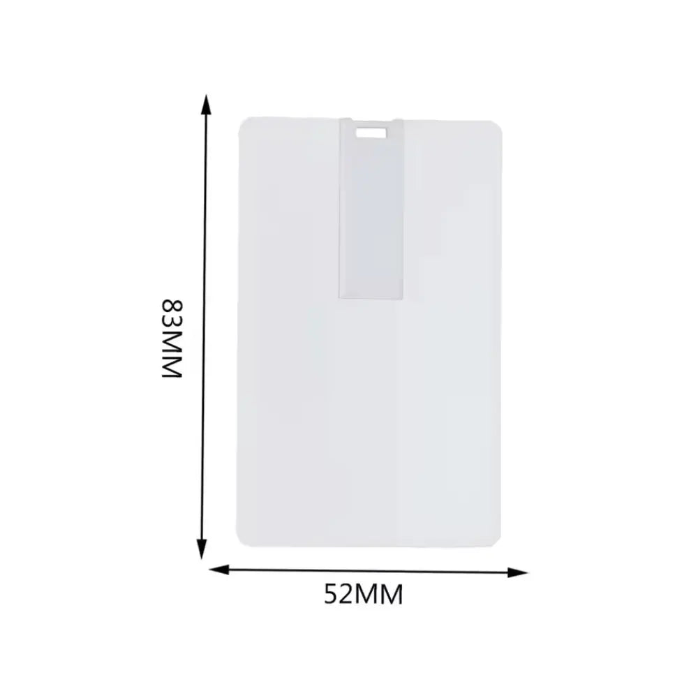 100-Pack Custom Logo Credit Card USB Flash Drives 1–64GB Custom USB Flash Drive PRIMED