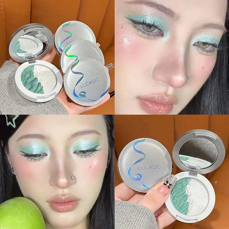Shimmer Glitter Highlighter Palette – Face & Body Bronzer