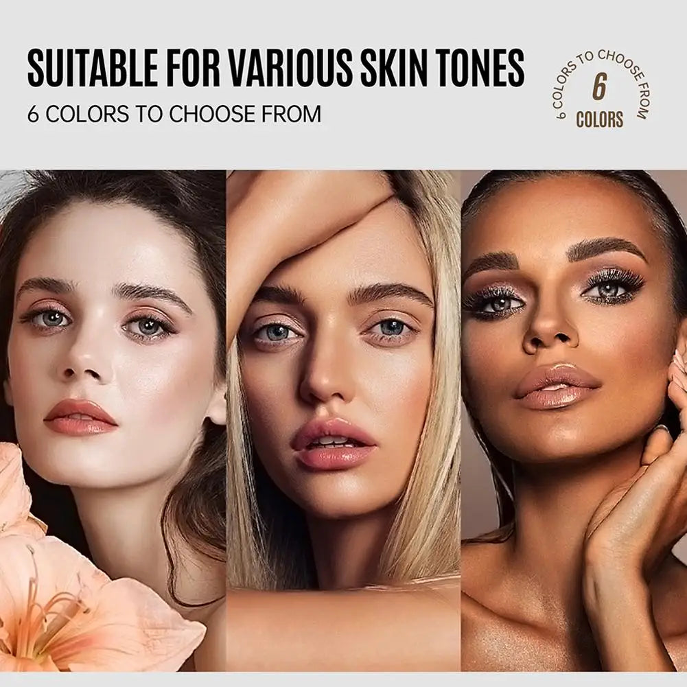 Waterproof Matte Liquid Foundation & Concealer – All Skin Types
