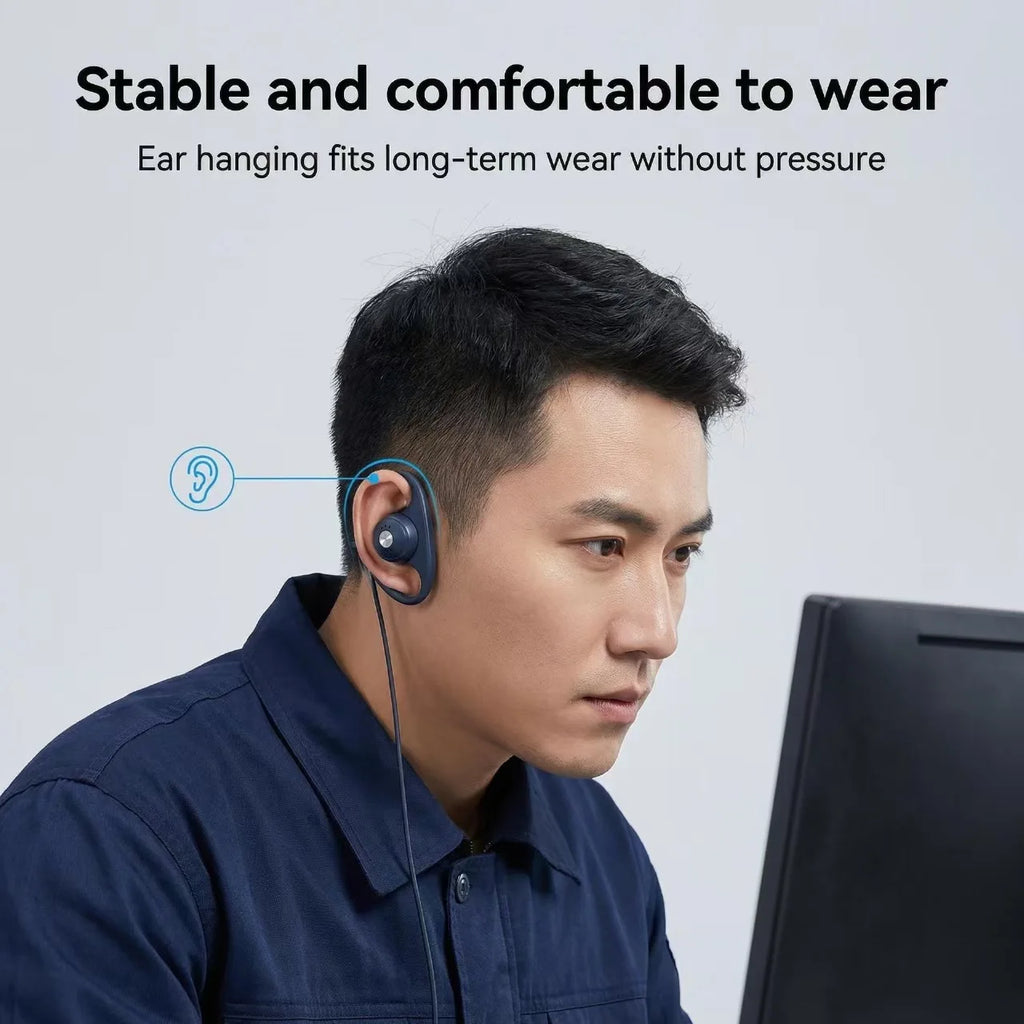 Tour Guide Earhook Headset Mic | Motorola Walkie Talkie Compatible Wired Earhook Headset PRIMED