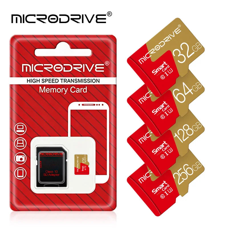 MicroDrive Micro SD Card Class 10 UHS-I | 8GB to 256GB Micro SD Card PRIMED