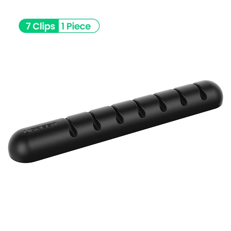 UGREEN Silicone Cable Organizer Clips | Cable Management Cable Management Clips PRIMED 7 Clip 1 Piece