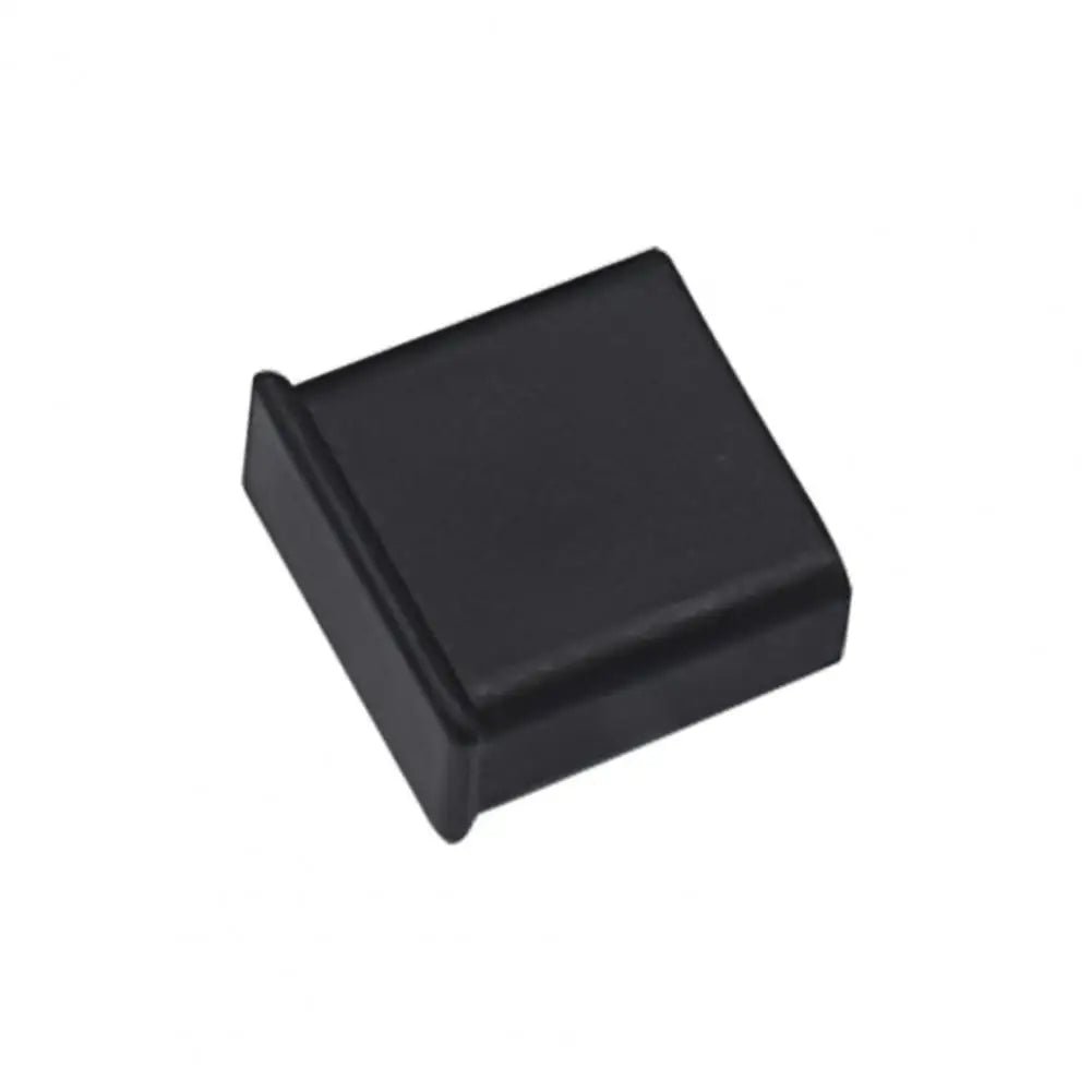 USB-A Anti-Dust Plug Cover | PE Protective Sleeve for U Disk USB Port Cover PRIMED Black