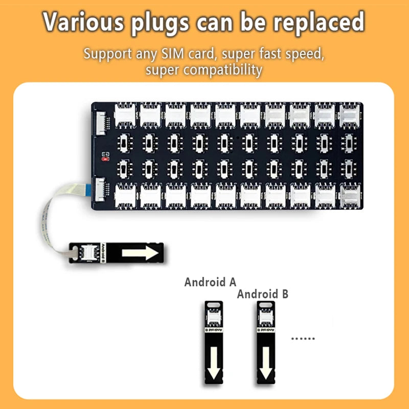 UTHAI T13 20-Slot SIM Card Expander for Android Phones SIM Card Expander PRIMED