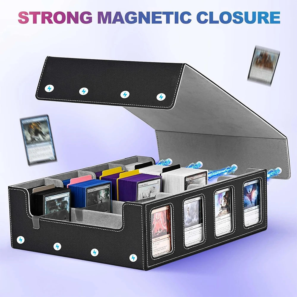 Trading Card Storage Box 3000+ Cards | Commander Deck Case Card Storage Box PRIMED