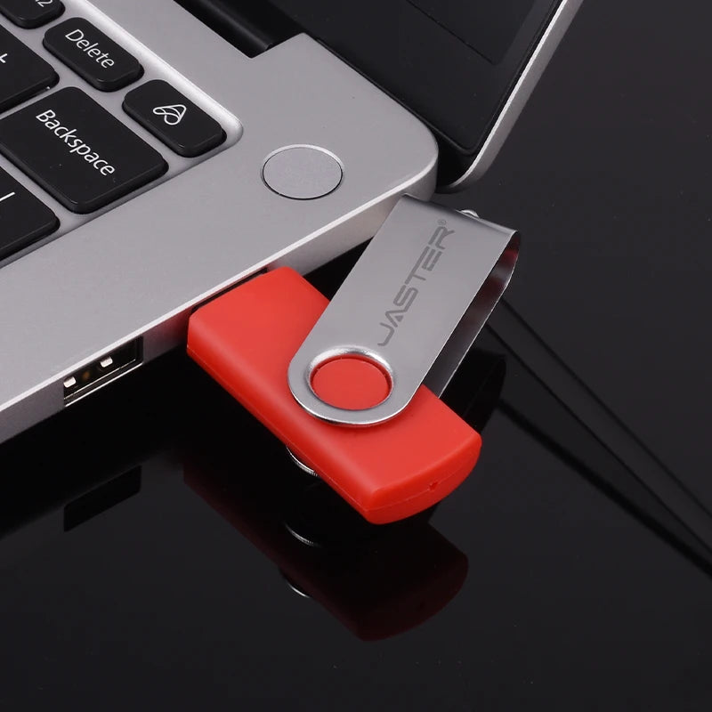 JASTER 100-Pack USB 3.0 Flash Drives 4GB–128GB + Key Chain USB Flash Drive PRIMED