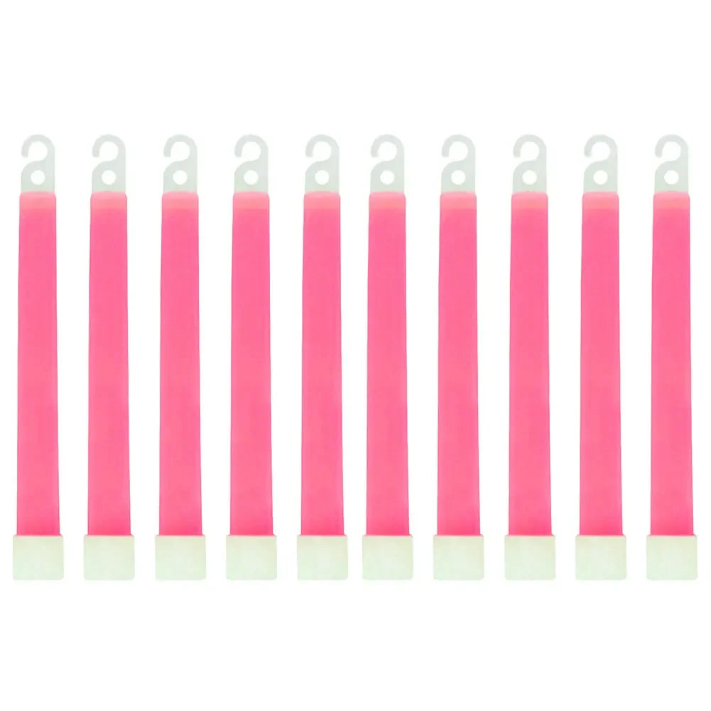 LED Glow Sticks 1/5/10 Pack – Camping, Party & Emergency Glow Light Sticks PRIMED 10PCS Pink
