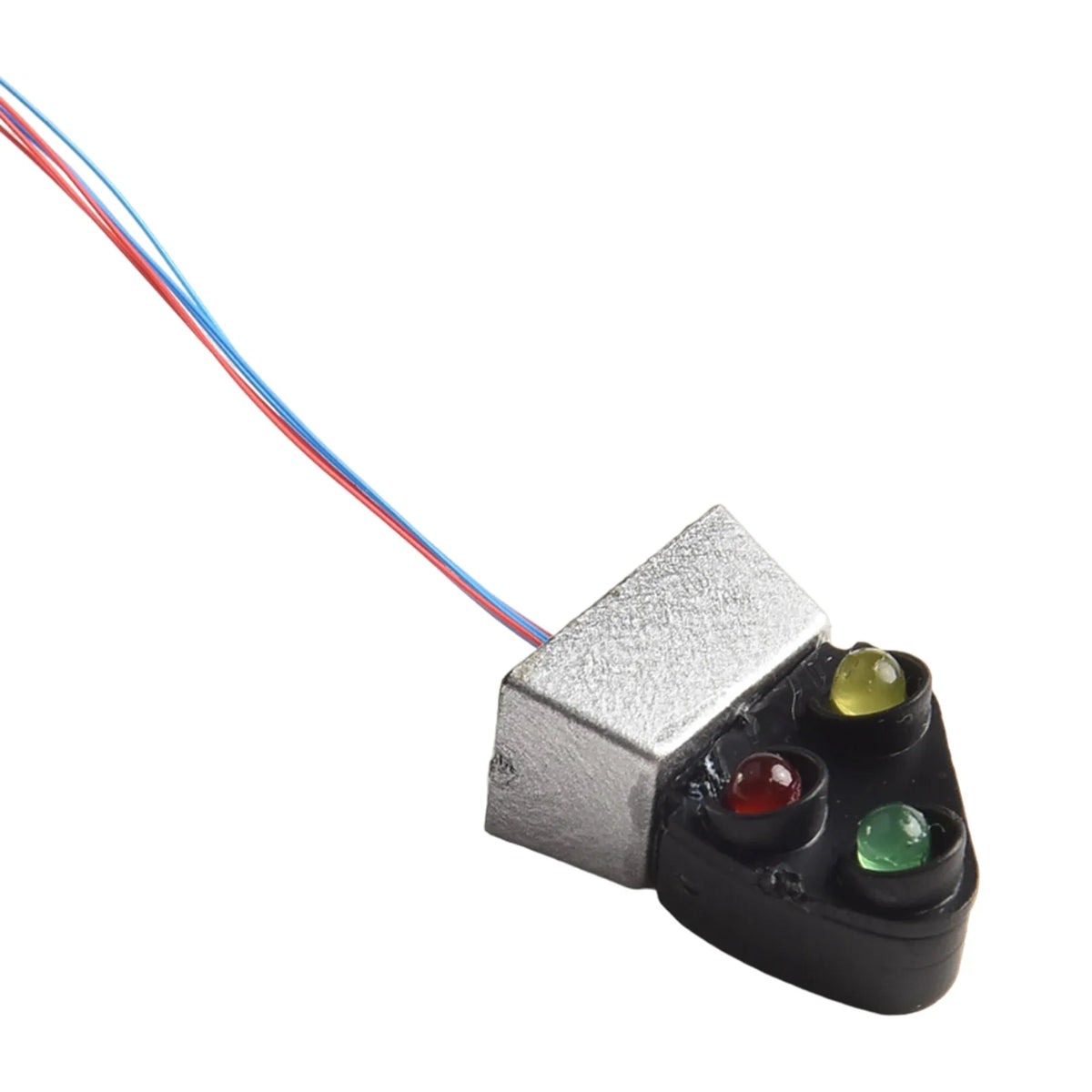 Model Train Block Signal Lights 3-Color Dwarf Set – 4Pcs