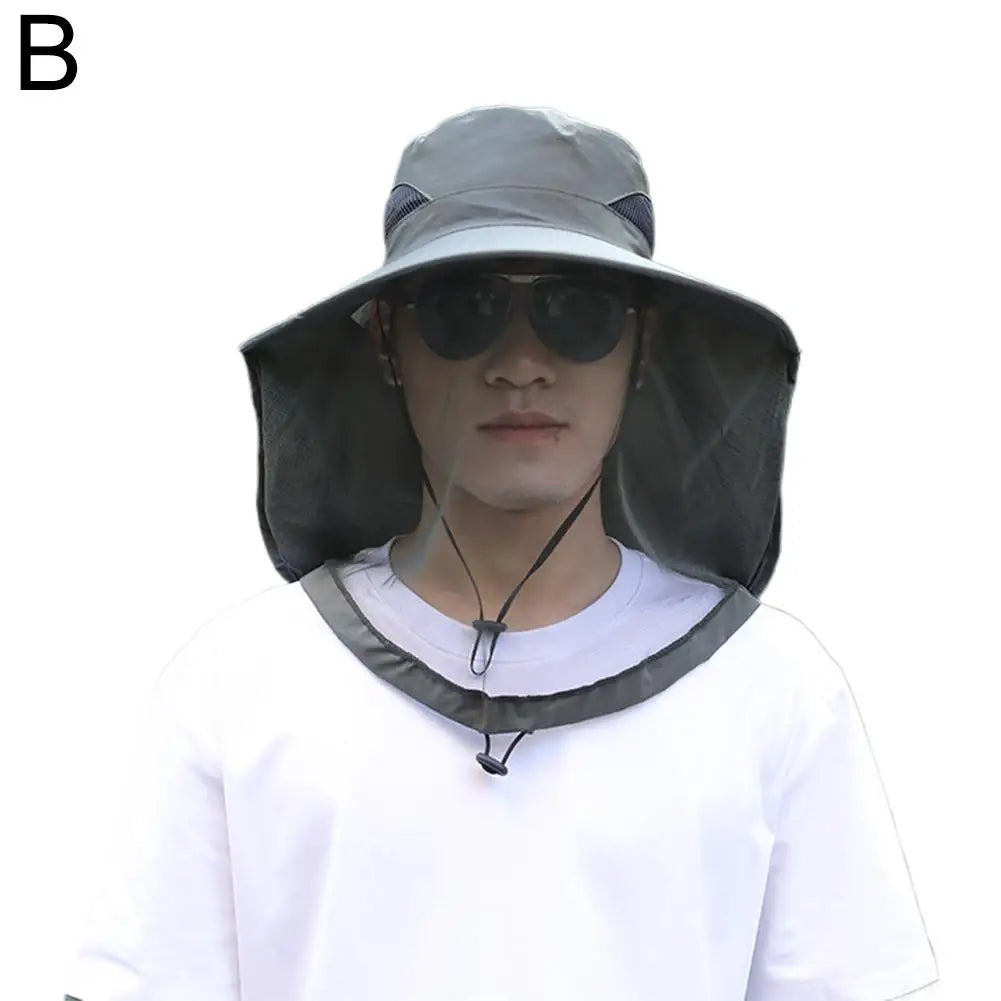 Mosquito Head Net Hat – Full Mesh Bug Protection Outdoor Cap