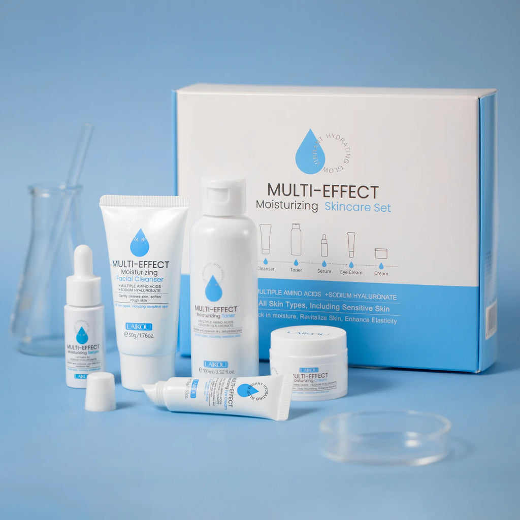 LAIKOU 5-Piece Deep Hydration Skincare Set for Dry Skin Skincare Gift Set PRIMED 01