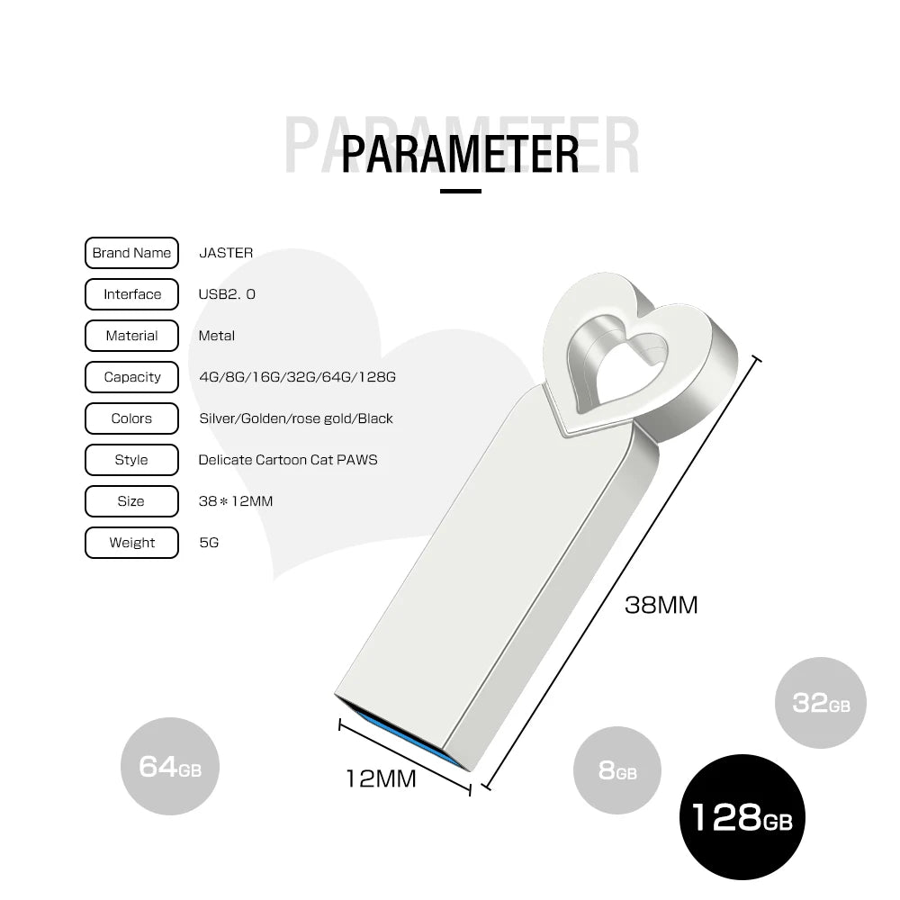 Mini Metal USB Flash Drive 32GB 64GB 128GB – Keychain Gift USB Flash Drive PRIMED