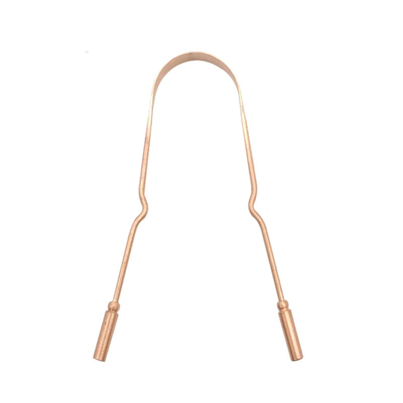 100% Copper Tongue Scraper – Fresh Breath Oral Hygiene Tool