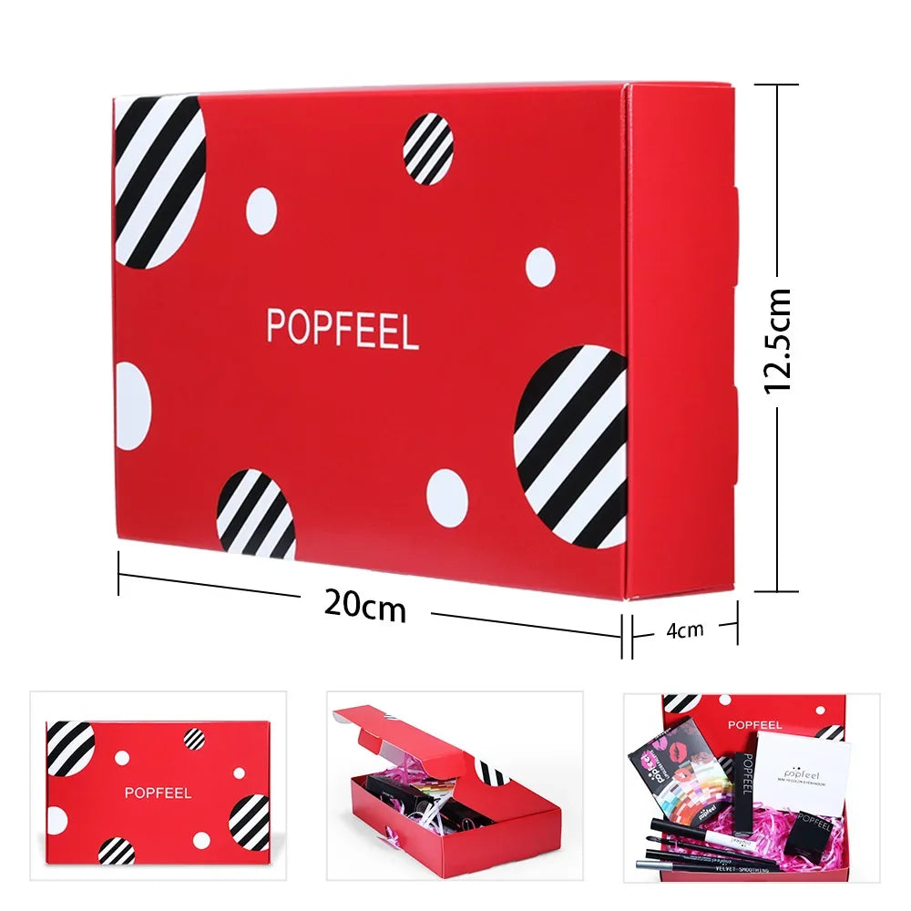 Popfeel All-in-One Makeup Kit – Eyeshadow, Bronzer & Contour Makeup Gift Set PRIMED